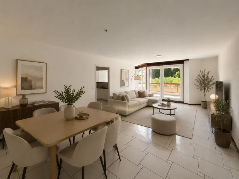 Appartement 3.5 pièces avec deux balcons dans un quartier recherché