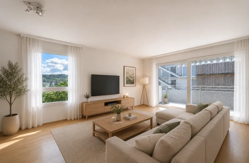 Appartement lumineux de 3.5 pièces avec balcon – Lausanne – photo 1